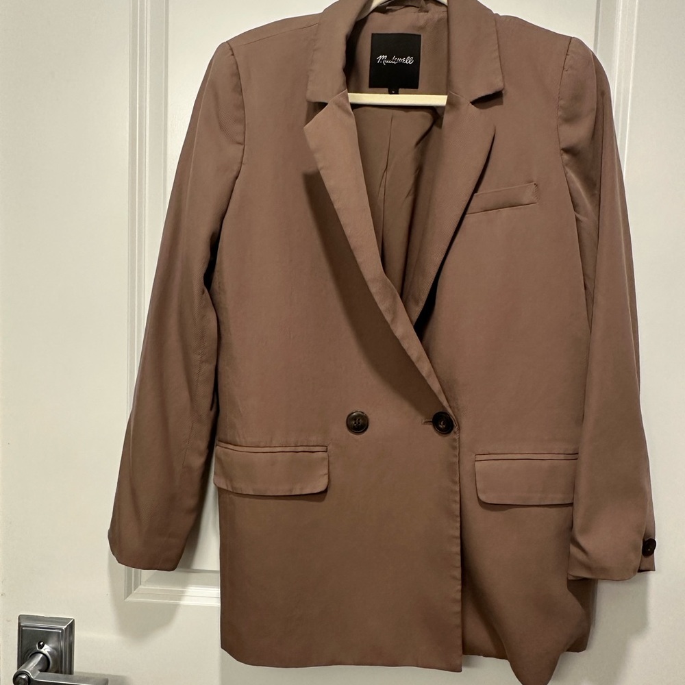 Madewell Tan Blazer